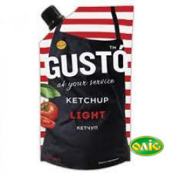 "Кетчуп Light д/п 250 г / 20 шт тг Gusto