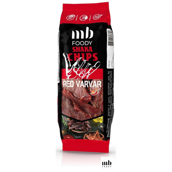 "Shicken Чипсы "Red varvar" куриные 80 г/10 шт.TM MB Foody