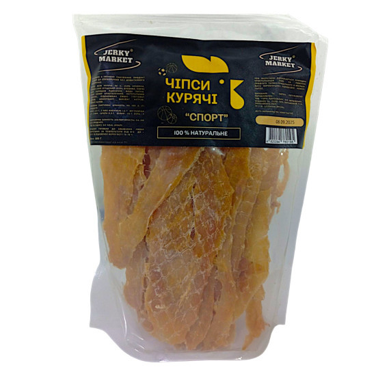 Чипсы куриные Спорт ZIP-пакет ТМ JERKY MARKET 0,5кг/3кг ШТ