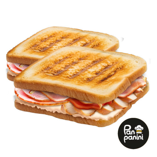 Тост "Три мяса" 160 г бн ТМ Pan panini
