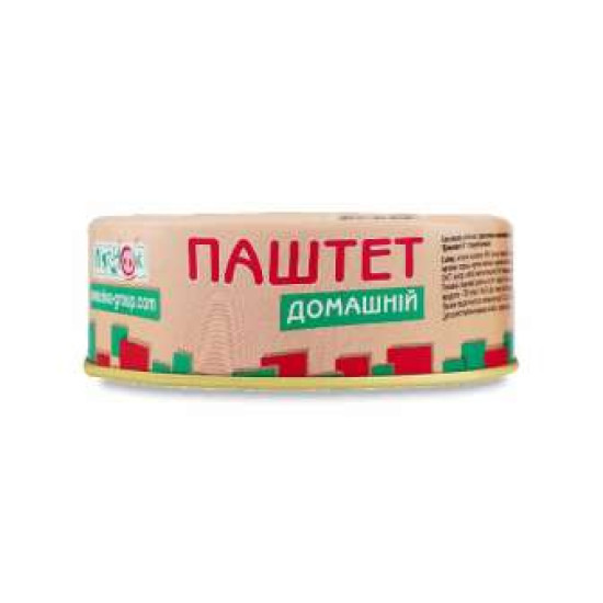 Консерва мясная "Паштет домашний" 250г ТМ "Пятачок" Тушонка