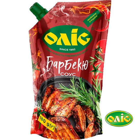 Соус Барбекю/BBQ дой/пак 180 г / 20 шт Олис