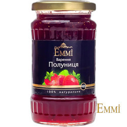 "Полуниця варення 380 г с/б  / 12шт ТМ Emmi