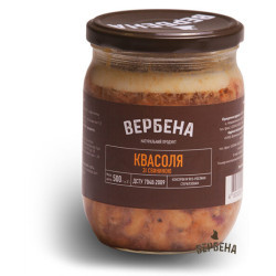 Консерва Квасоля зі свининою СКО 0,5 / TWIST OFF / 6 шт кт ТМ Вербена