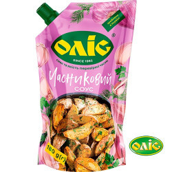 "Соус "Часниковий" 30% дой/пак 180 г / 20 шт Оліс