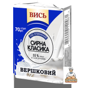 Сир плавленний Вершковий 35% пс ТМ Вись 70г / 36 шт брикет Регал