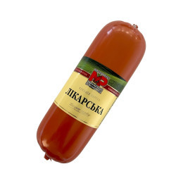 "Ковбаса Лікарська вар. в/г (поліамід) 0,65 кг ХМР