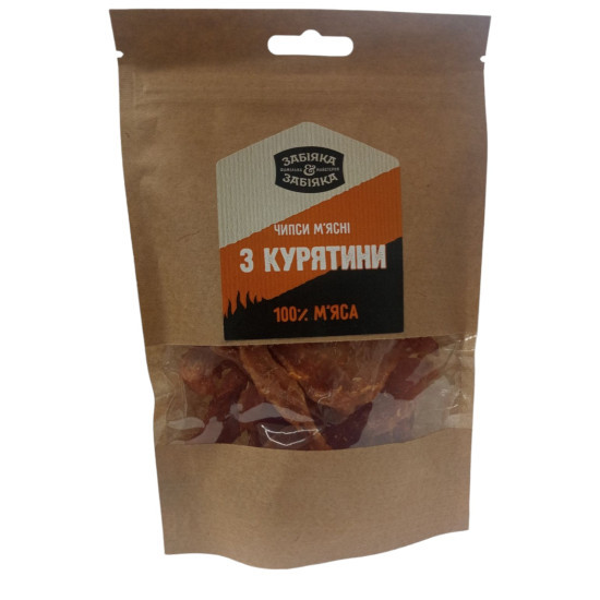 Мясные чипсы из курятины 60 г