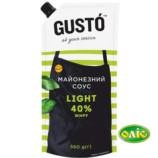 Майонезный соус "Light" 40% д/п 0.170