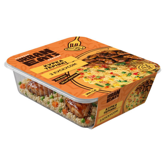 Курка теріякі з кускусом 300 г / 4 шт ТМ Мясторія