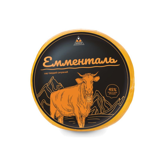 Сыр "Эмменталь" 45% ТМ Белозгар