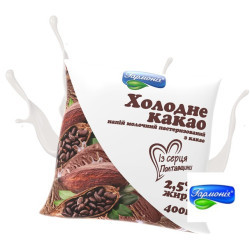Холодное какао 2,5% 0,400кг пленка, шт