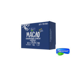 Масло селянське 0,200кг 73% фольга, шт