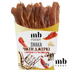 "Чікен Джерки з перцем та часником 80 г/12 шт TM MB Foody