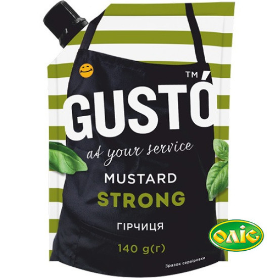 Горчица Strong д/п 140г Gusto